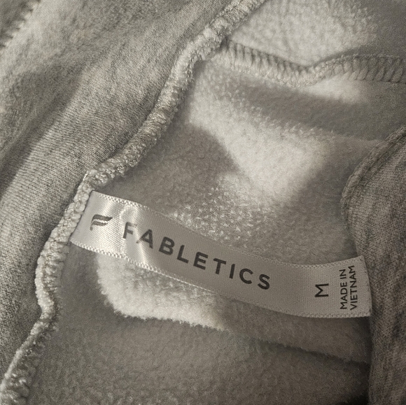 Fabletics Mock Neck Fleece Sweatshirt Med Oversized Activewear Athleisure Lounge - Picture 5 of 8